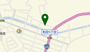 公文式和田教室の地図画像