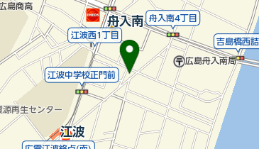 公文式江波東教室の地図画像