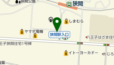 公文式はざま駅前教室の地図画像