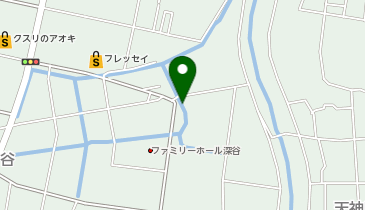 公文式深谷小北教室の地図画像