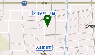 公文式大地町教室の地図画像