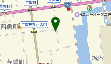 公文式与賀町教室の地図画像