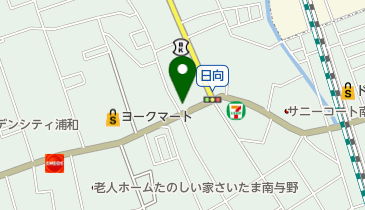 公文式浦和日向教室の地図画像