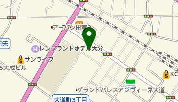 公文式大分大道教室の地図画像