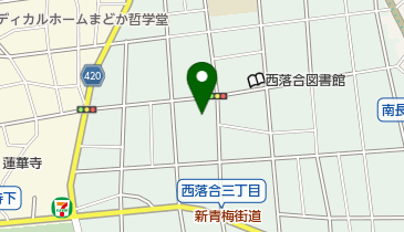 公文式西落合北教室の地図画像