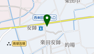 公文式西楽田教室の地図画像