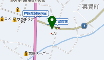 公文式粟賀町東教室の地図画像