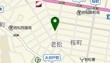 公文式若松桜町教室の地図画像