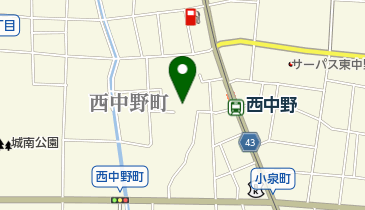 公文式西中野教室の地図画像