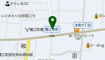 公文式蟹江本町教室の地図画像