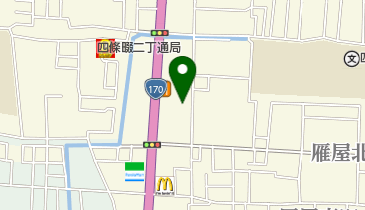 公文式雁屋教室の地図画像