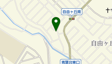 公文式自由ケ丘南教室の地図画像