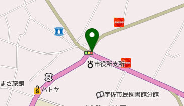 公文式安心院教室の地図画像