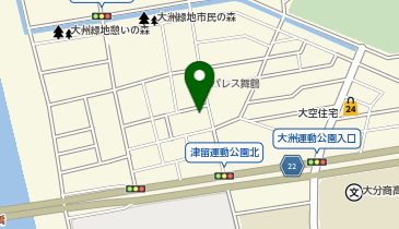 公文式大分舞鶴教室の地図画像