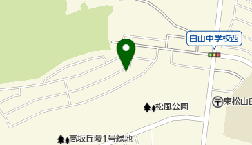 公文式松風台教室の地図画像