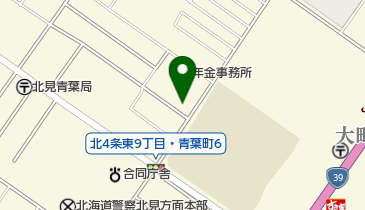 公文式北見東教室の地図画像