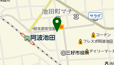 公文式池田UNO教室の地図画像