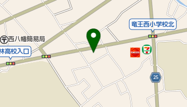 公文式竜王西教室の地図画像