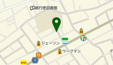 公文式南行小前教室の地図画像