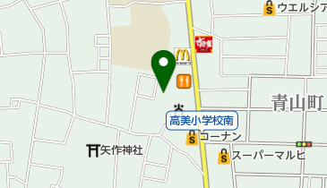 公文式高美教室の地図画像
