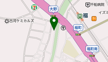 公文式福町教室の地図画像