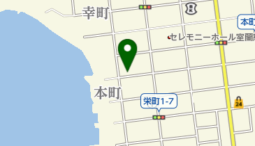 公文式室蘭本町教室の地図画像