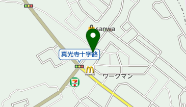 公文式真光寺教室の地図画像