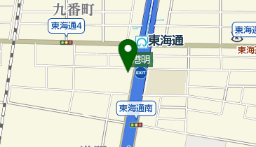 公文式東海通教室の地図画像