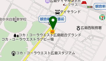 公文式観音新町教室の地図画像