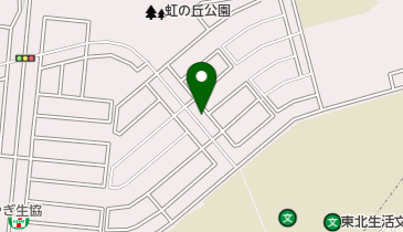 公文式虹の丘教室の地図画像