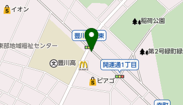 公文式若宮教室の地図画像