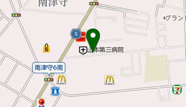 公文式南津守教室の地図画像