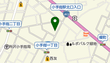 公文式小手指東教室の地図画像
