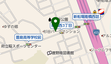 公文式船場教室の地図画像
