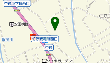 公文式竹原中通教室の地図画像