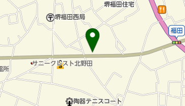 公文式福田教室の地図画像