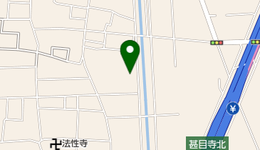 公文式五条西教室の地図画像