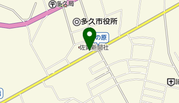 公文式多久中の原教室の地図画像