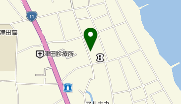 公文式津田教室の地図画像