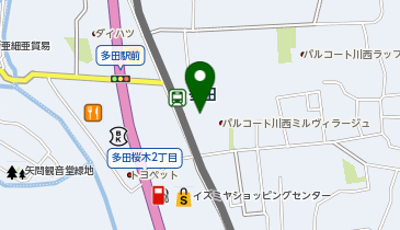 公文式ひがし多田3丁目教室の地図画像