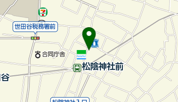 公文式松陰神社駅前教室の地図画像
