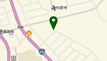 公文式嘉島西教室の地図画像