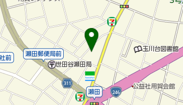 公文式瀬田教室の地図画像