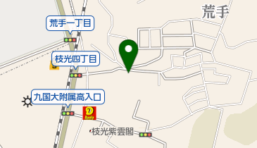 公文式八幡枝光教室の地図画像