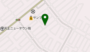 公文式天王ニュータウン教室の地図画像