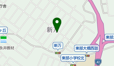 公文式田辺新万教室の地図画像