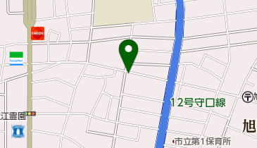 公文式旭区中宮教室の地図画像