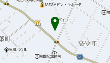 公文式材木町教室の地図画像