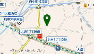 公文式府中大通教室の地図画像