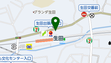 公文式東生田教室の地図画像